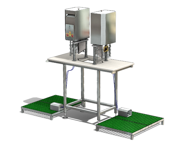 Головоруб электрический двухножевой с ручной подачей ГЭРП2