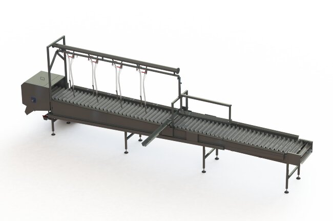 Линия рыбообработки на базе пазового транспортера (ЛПР)