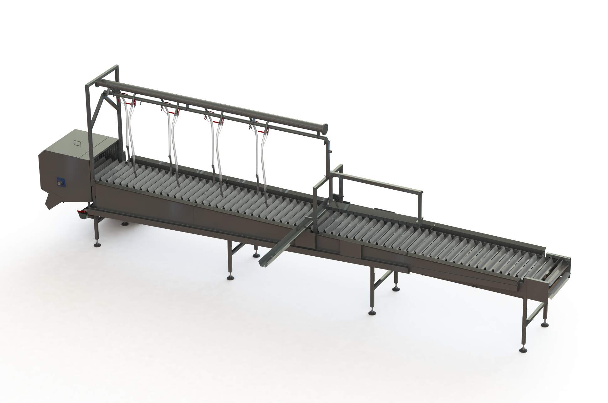 Линия рыбообработки на базе пазового транспортера (ЛПР)