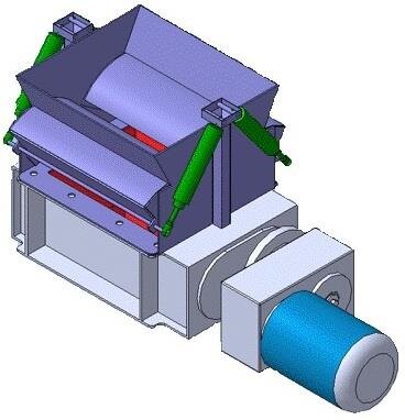 Дробилка рыбных отходов с прижимом